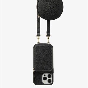 Economical Kit- Wireless Charging Phone Case Crossbody Round Pouch Set